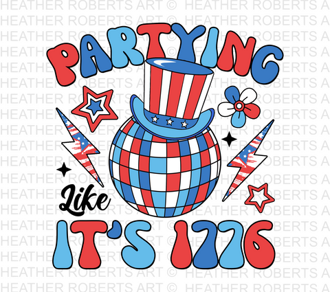 Partying Like It's 1776 PNG