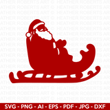 Santa Silhouette SVG