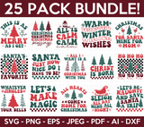 Retro Christmas SVG Bundle