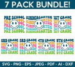 Retro Back to School SVG Bundle