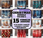 Christmas 20 Oz Tumbler Wrap Bundle - Volume 6