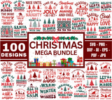 Christmas Mega Bundle, 100 Designs