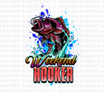 Weekend Hooker Sublimation PNG