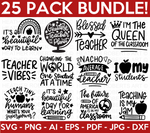 Teacher SVG Bundle