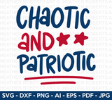 Chaotic and Patriotic SVG