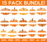 Pumpkin Monogram SVG Bundle