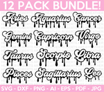 Zodiac Signs SVG Bundle