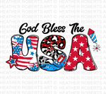 God Bless The USA PNG