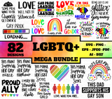 LGBTQ+ BIG Bundle, 82 Designs