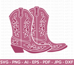 Cowboy / Cowgirl Boots SVG