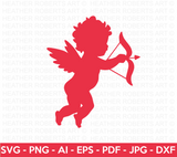 Cupid Silhouette SVG