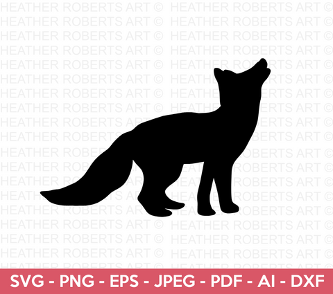 Fox Silhouette SVG