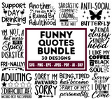 Funny Quotes Bundle Svg