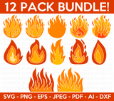 Fire SVG Bundle