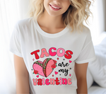Tacos Are My Valentine PNG