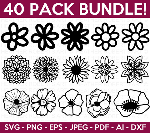 Flower SVG Bundle