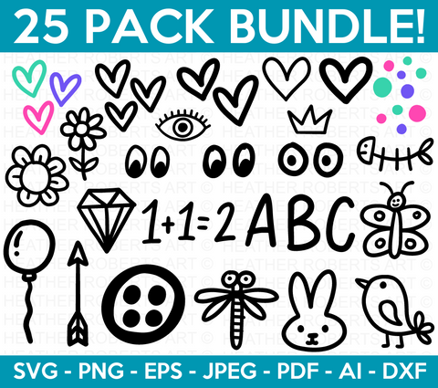 Doodle SVG Bundle