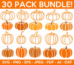 Pumpkin SVG Bundle