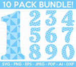 Numbers Svg Bundle