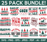 Retro Christmas SVG Bundle