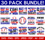 Softball SVG Bundle