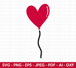 Heart Balloon SVG