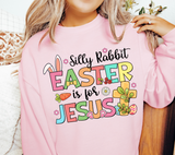 Silly Rabbit Easter Is For Jesus Sublimation PNG