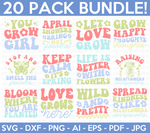 Retro Spring SVG Bundle