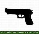 Pistol Gun SVG