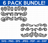 Doodle Border SVG Bundle