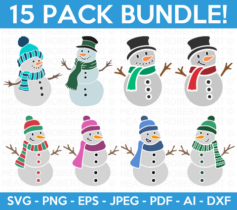 Snowman SVG Bundle