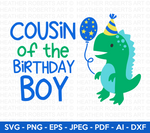 Cousin of the Birthday Boy Svg