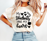 My Students Have My Heart Svg