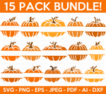 Pumpkin Monogram SVG Bundle