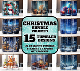 Christmas 20 Oz Tumbler Wrap Bundle - Volume 7