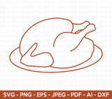 Turkey Outline Svg