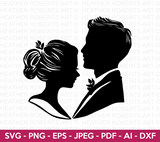 Bride and Groom SVG