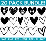 Hearts and Arrows SVG Bundle
