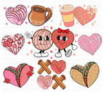 Concha Valentine Clipart Set