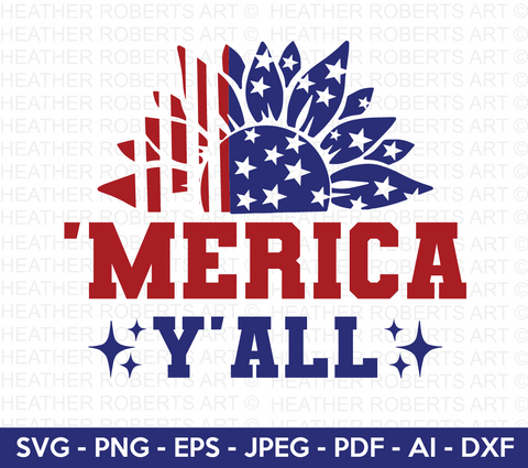 Merica Y'all SVG