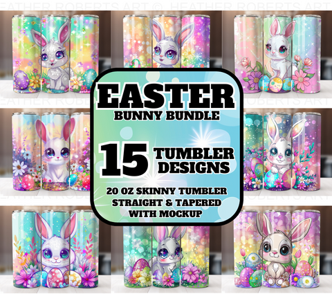 Easter Bunny Tumbler Wrap Bundle