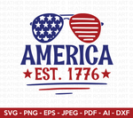 America Est 1776 SVG