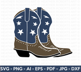 Cowboy Boots SVG