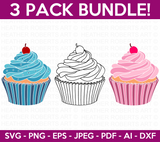 Cupcake Svg Bundle