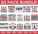 Retro Christmas SVG Bundle