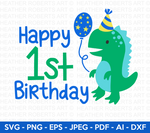 Happy 1st Birthday Svg