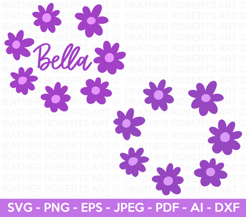 Flower Border SVG