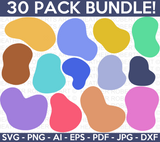 Paint Blobs SVG Bundle