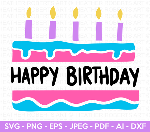 Birthday Cake SVG