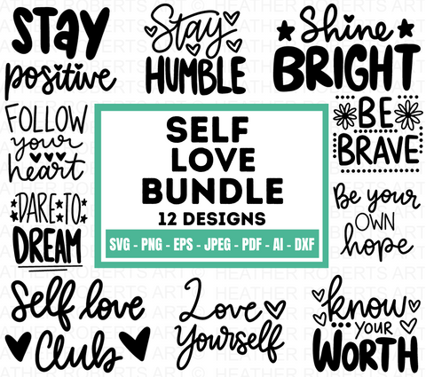 Self Love SVG Bundle